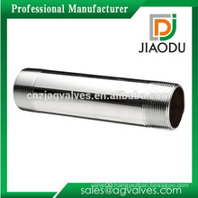 1/2 inch Male DN15 100mm 200mm Chrome Plated NPT Thread Nipple for connecting extending pipes forged brass pipe extension nipple